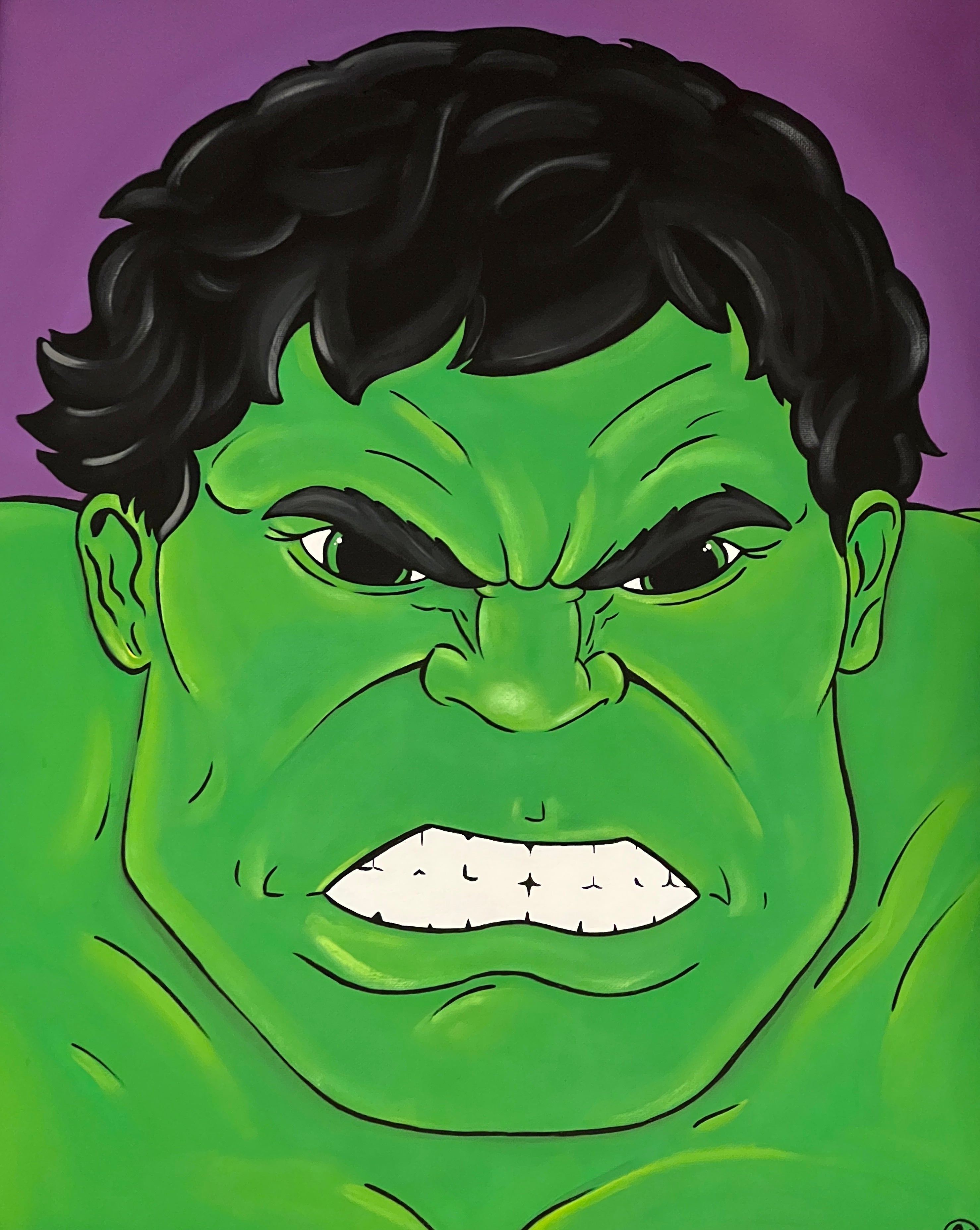 HULK (16X20in CANVAS)