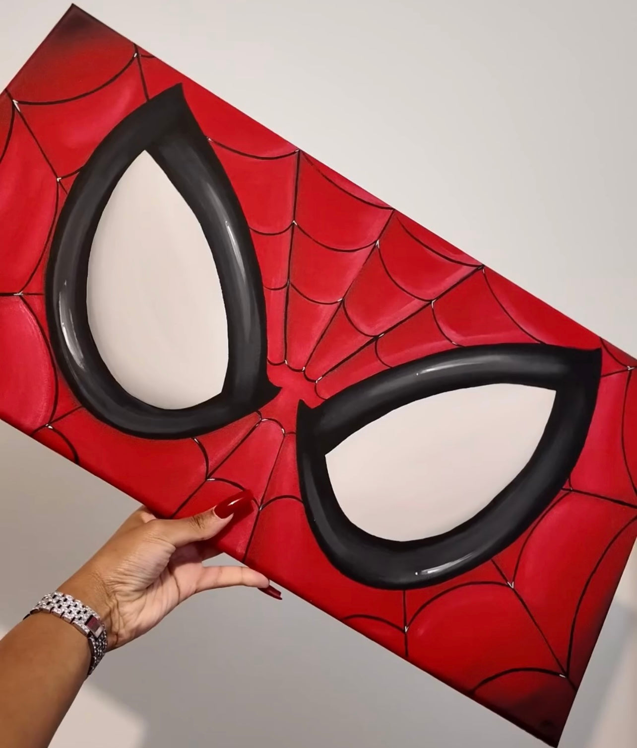 Spider-Man Eyes (12x24in)